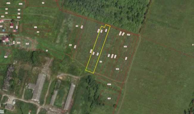 Купить земельный участок на улице Непокорённых Ленинградцев в Калуге. Вариант № 4020, 1, площадь -  квм, цена 599000 рублей