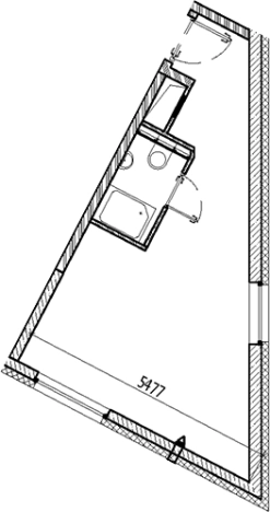 Купить Студию у метро Московская в Санкт-Петербурге. Вариант № 8486282, 0, площадь -  квм, цена 11133411 рублей