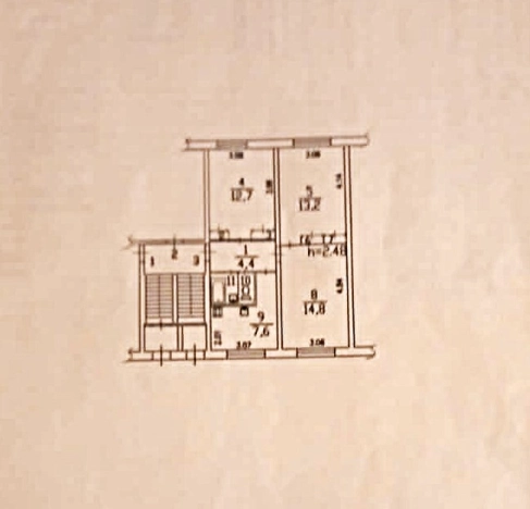 Купить трехкомнатную квартиру на улице Соловьиная в Красногорске. Вариант № 9004884, 2, площадь -  квм, цена 5850000 рублей