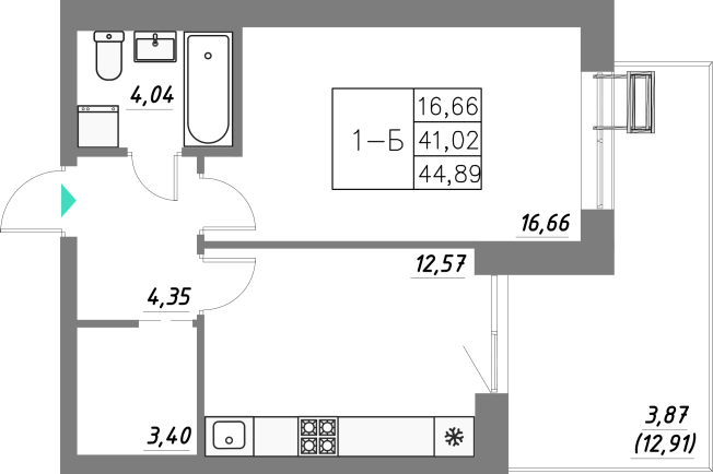 Купить однокомнатную квартиру в Казани. Вариант № 2627408, 5, площадь -  квм, цена 8700000 рублей