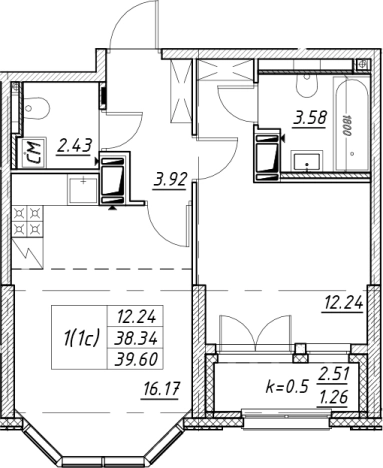 Купить двухкомнатную квартиру в новостройках в ЖК Цивилизация на Неве в Санкт-Петербурге. Вариант № 7849625, 0, площадь -  квм, цена 12489285 рублей