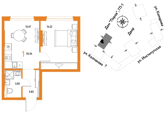 Купить квартиру в ЖК Страна.Парковая в Мытищах. Вариант № 10440719, 0, площадь -  квм, цена 14520000 рублей