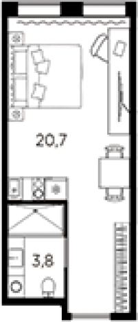 Купить квартиру в новостройках у метро Кировский завод в Санкт-Петербурге. Вариант № 6228515, 0, площадь -  квм, цена 5164444 рублей