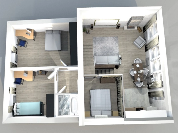 Купить трехкомнатную квартиру в Микрорайоне Центральный в Нижнем Новгороде. Вариант № 59507, 5, площадь -  квм, цена 7890000 рублей