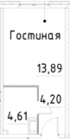 Купить Студию в новостройках на улице проспект Большевиков в Санкт-Петербурге. Вариант № 9327352, 0, площадь -  квм, цена 4937185 рублей