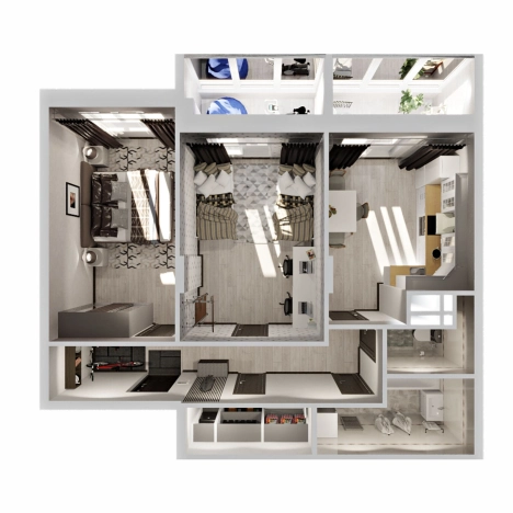 Купить квартиру в новостройках в Коврове. Вариант № 9232790, 1, площадь -  квм, цена 6086850 рублей