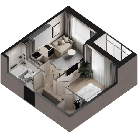 Купить однокомнатную квартиру на улице Весенняя в Приморском крае. Вариант № 9542167, 1, площадь -  квм, цена 7300000 рублей