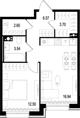 Купить квартиру в новостройках в ЖК Остров первых в Санкт-Петербурге. Вариант № 7260864, 0, площадь -  квм, цена 21178115 рублей