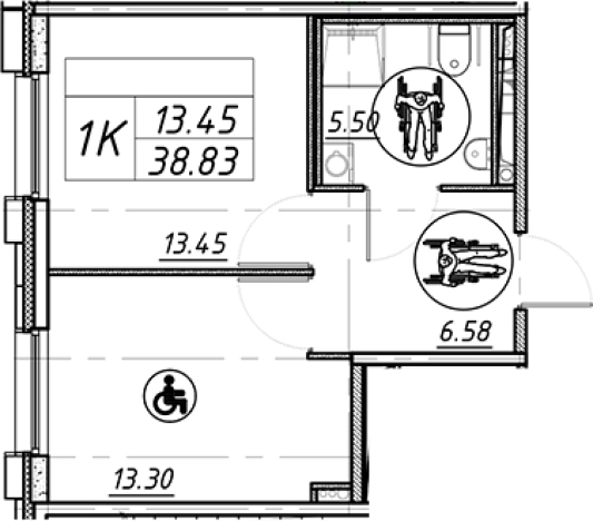 Купить однокомнатную квартиру в районе Московский в Санкт-Петербурге. Вариант № 4161728, 0, площадь -  квм, цена 13737658 рублей