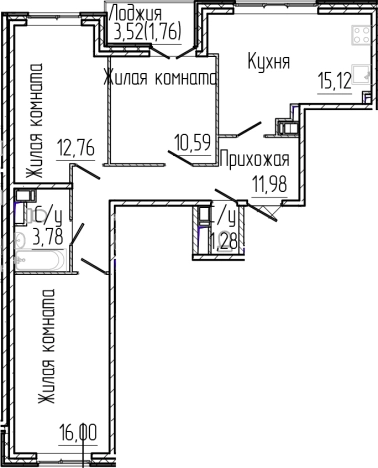 Купить четырехкомнатную квартиру в новостройках у метро Парнас в Сертолове. Вариант № 6057410, 0, площадь -  квм, цена 12102812 рублей