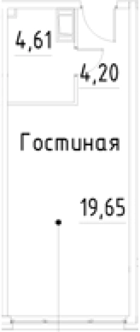 Купить Студию в новостройках на улице проспект Большевиков в Санкт-Петербурге. Вариант № 9327818, 0, площадь -  квм, цена 5844860 рублей