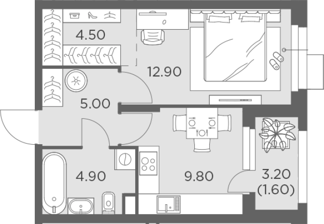 Купить квартиру на вторичке в ЖК Новое Медведково в Мытищах. Вариант № 85614, 0, площадь -  квм, цена 9180000 рублей