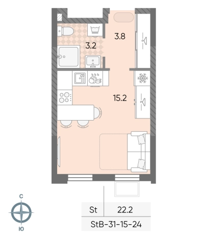 Купить квартиру в районе Солнцево в Москве. Вариант № 8182824, 0, площадь - квм, цена 9319981 рублей