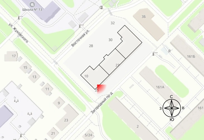 Купить квартиру на улице Жуковского в Владимире. Вариант № 83663, 2, площадь -  квм, цена 5880000 рублей