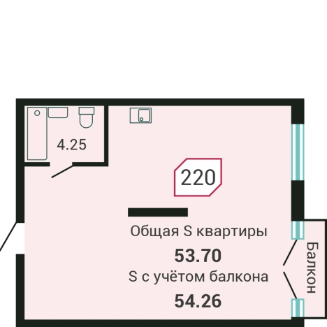 Купить квартиру в новостройках в Приморском крае. Вариант № 73376, 0, площадь -  квм, цена 10767897 рублей