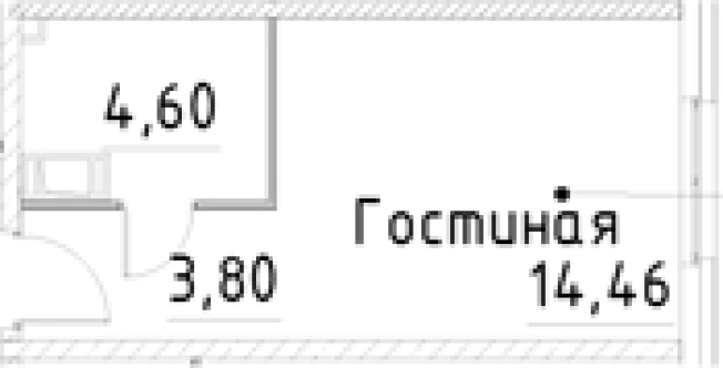 Купить Студию на улице проспект Большевиков в Санкт-Петербурге. Вариант № 7596323, 0, площадь -  квм, цена 4971984 рублей