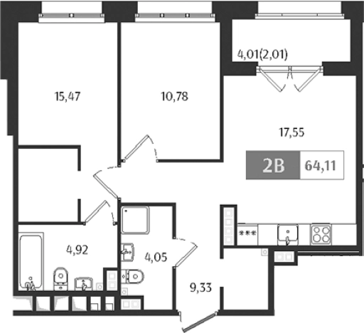 Купить трехкомнатную квартиру в новостройках в ЖК Ranta Residence в Санкт-Петербурге. Вариант № 6054421, 0, площадь -  квм, цена 29490600 рублей