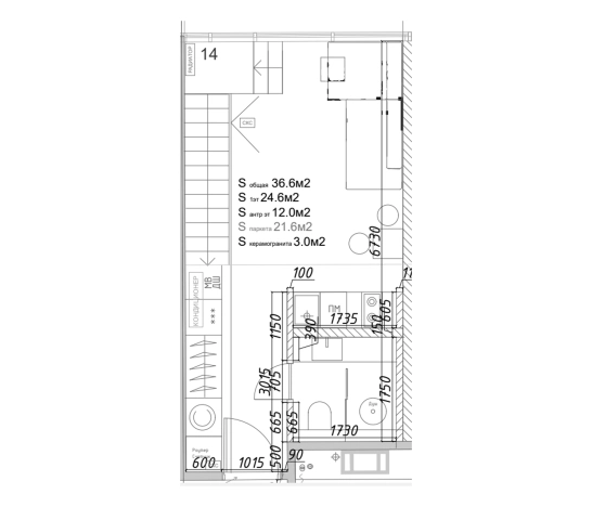 Купить квартиру со свободной планировкой в новостройках на улице Херсонская в Санкт-Петербурге. Вариант № 8487796, 0, площадь -  квм, цена 20685000 рублей