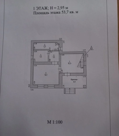 . Вариант № 8500, 26, площадь - 115 квм, цена 10500000 рублей