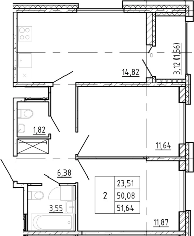 Купить трехкомнатную квартиру в ЖК Полис Новоселье в Ленинградской области. Вариант № 137263, 0, площадь -  квм, цена 9425888 рублей