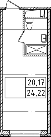 Купить Студию в ЖК Ladozhsky AVENIR в Санкт-Петербурге. Вариант № 8993440, 0, площадь -  квм, цена 6551558 рублей