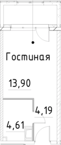 Купить Студию в новостройках на улице проспект Большевиков в Санкт-Петербурге. Вариант № 7596734, 0, площадь -  квм, цена 5279768 рублей