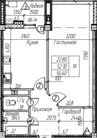 Купить квартиру в новостройках в Республике Татарстан (татарстан). Вариант № 140993, 0, площадь -  квм, цена 8942913 рублей