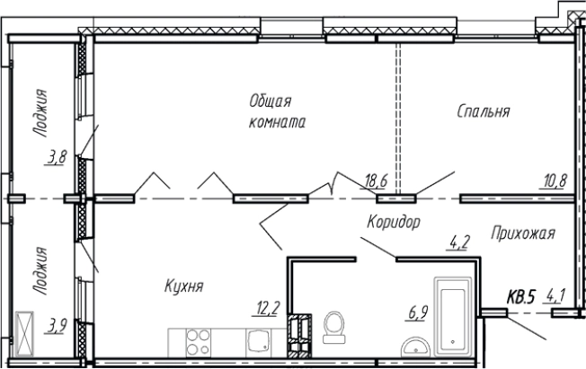 Купить двухкомнатную квартиру в новостройках у метро Рыбацкое в Ленинградской области. Вариант № 7784133, 0, площадь -  квм, цена 8385000 рублей