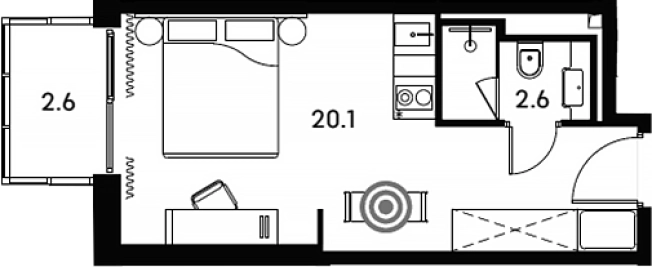 Купить квартиру в районе Отрадное в Москве. Вариант № 202335, 0, площадь -  квм, цена 8969274 рублей