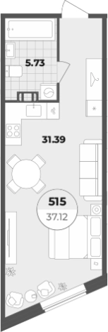 Купить Студию в новостройках в районе Центральный в Санкт-Петербурге. Вариант № 6855406, 0, площадь -  квм, цена 14499072 рублей