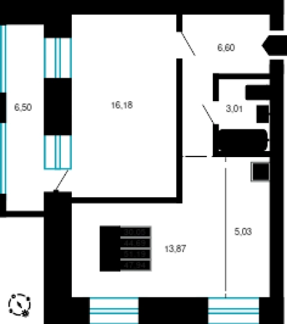 Купить двухкомнатную квартиру в ЖК Мечтатели, д. 8 в Чите. Вариант № 161318, 0, площадь -  квм, цена 9052055 рублей
