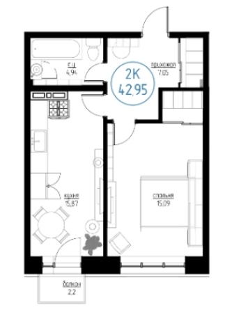 Купить двухкомнатную квартиру на улице Профсоюзная в Иркутске. Вариант № 82226, 0, площадь -  квм, цена 3800000 рублей