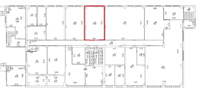 Снять коммерческую недвижимость в Новосибирске. Вариант № 1745, 2, площадь -  квм, цена 36920 рублей