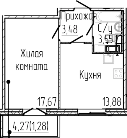 Купить однокомнатную квартиру на вторичке на улице Верная в Сертолове. Вариант № 6057064, 0, площадь -  квм, цена 7630088 рублей