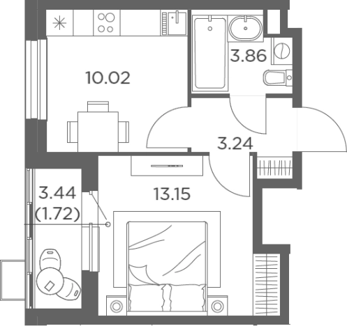 Купить квартиру в ЖК Новое Пушкино в Пушкине. Вариант № 111506, 0, площадь -  квм, цена 5611046 рублей