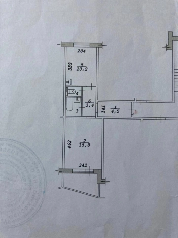 Купить однокомнатную квартиру в Обь. Вариант № 40084, 14, площадь -  квм, цена 4100000 рублей