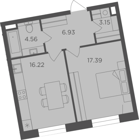 Купить квартиру в ЖК FORIVER в Москве. Вариант № 87966, 0, площадь -  квм, цена 26923500 рублей