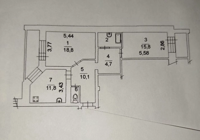 Купить квартиру в Вологодской области. Вариант № 6699165, 1, площадь -  квм, цена 7900000 рублей