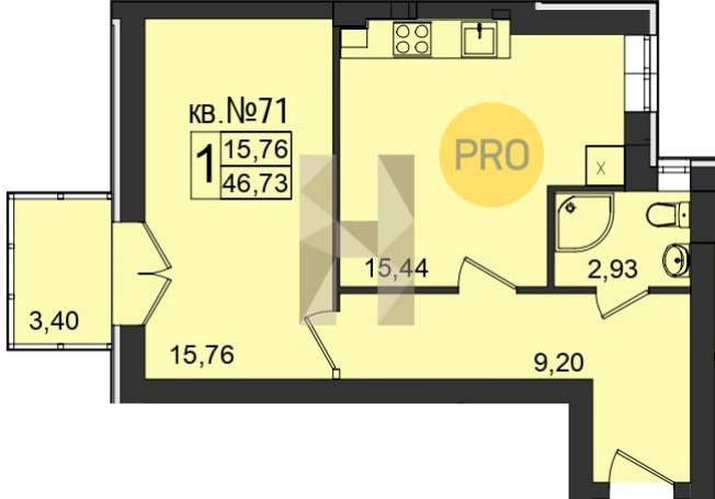 Купить квартиру в новостройках в Светлогорске. Вариант № 101333, 0, площадь -  квм, цена 9978750 рублей