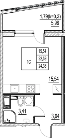 Купить квартиру в новостройках в ЖК Город-спутник Южный в Санкт-Петербурге. Вариант № 6256006, 0, площадь -  квм, цена 4448000 рублей