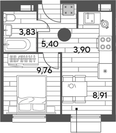Купить квартиру в ЖК Публицист в Пушкине. Вариант № 117937, 0, площадь -  квм, цена 6843360 рублей