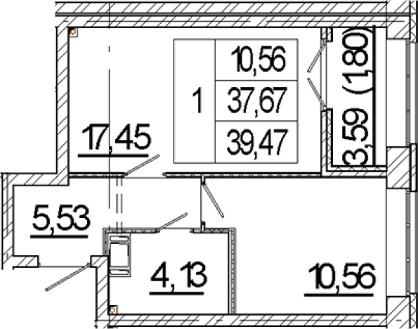 Купить двухкомнатную квартиру в ЖК NEWПИТЕР в Ленинградской области. Вариант № 5259299, 0, площадь -  квм, цена 7140000 рублей