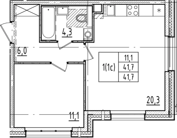 Купить двухкомнатную квартиру в районе Красногвардейский в Санкт-Петербурге. Вариант № 6244256, 0, площадь -  квм, цена 14044977 рублей