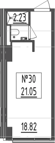 Купить Студию в новостройках в районе Приморский в Санкт-Петербурге. Вариант № 6209764, 0, площадь -  квм, цена 6264585 рублей