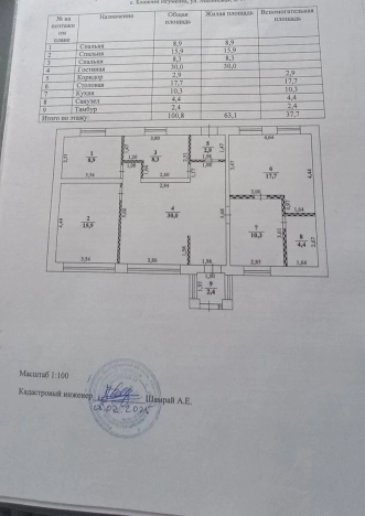 . Вариант № 1407655, 11, площадь - 100.8 квм, цена 8599999 рублей