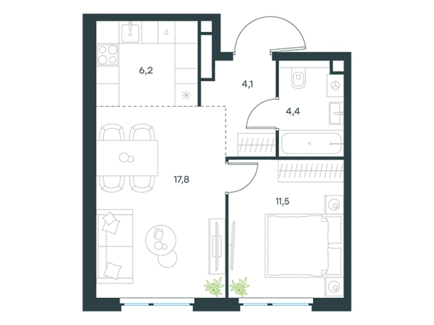 Купить двухкомнатную квартиру в новостройках на улице Мичуринский проспект в Москве. Вариант № 9671823, 0, площадь -  квм, цена 34756726 рублей