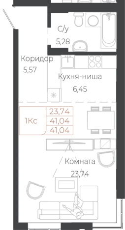 Купить квартиру в Республике Алтай. Вариант № 7630020, 0, площадь -  квм, цена 11244960 рублей