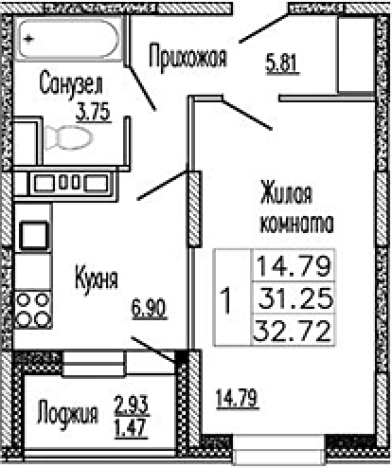 Купить квартиру в Сергиеве Посаде. Вариант № 139270, 0, площадь -  квм, цена 3926400 рублей