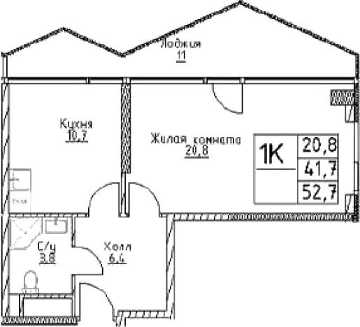 Купить однокомнатную квартиру в районе Черёмушки в Москве. Вариант № 10307192, 0, площадь -  квм, цена 21765100 рублей