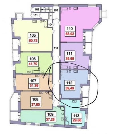 Купить однокомнатную квартиру на улице Строительный проезд в Москве. Вариант № 10384517, 17, площадь -  квм, цена 7500000 рублей